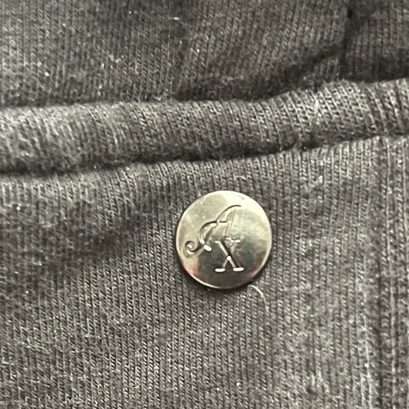 Armani Exchange Lace Up Zip Jacket Sweater Tunic Size Medium - Picture 6 of 7